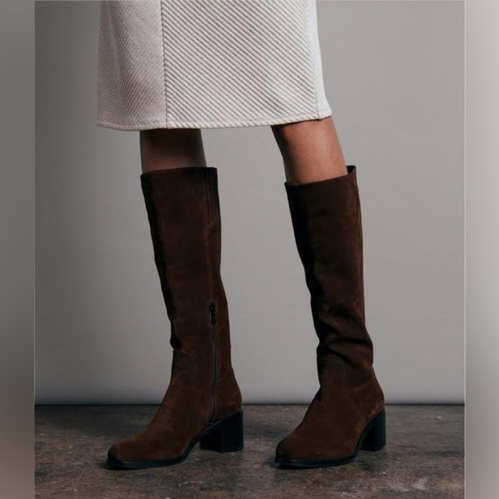 rag & bone
Women's Hazel Riding Suede Leather Boots
